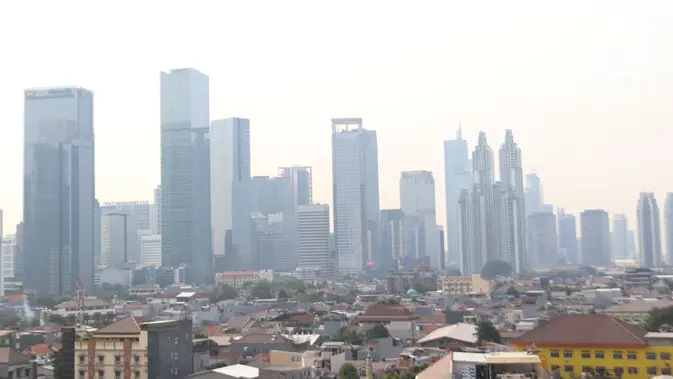 Kualitas udara Jakarta masuk kategori sangat tidak sehat saat libur nasional, Kamis pagi, 28 September 2023